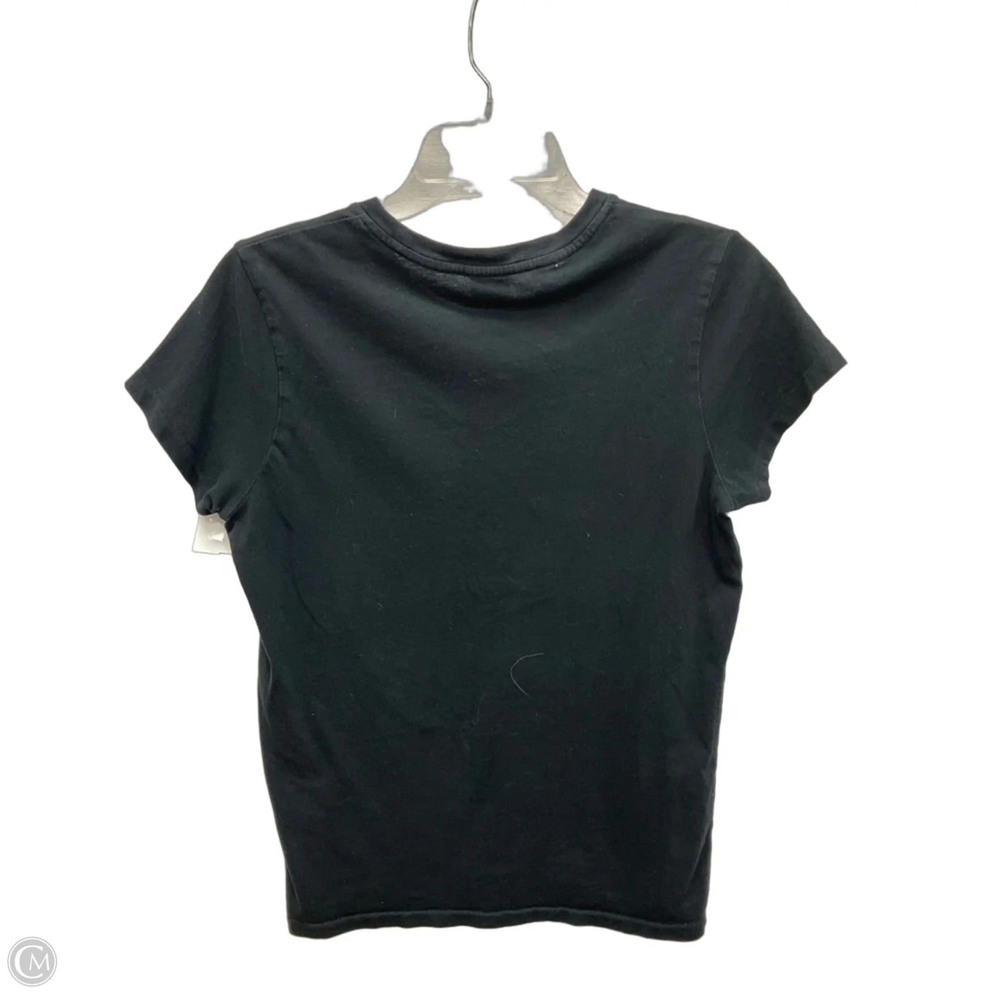 Top Short Sleeve Basic By Ralph Lauren Blue Label In Black, Size: L