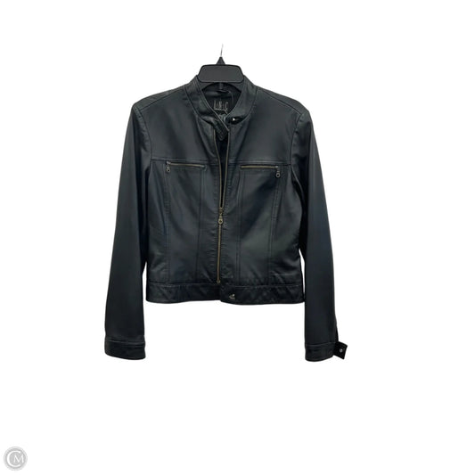 Jacket Leather By Inc In Black, Size: M