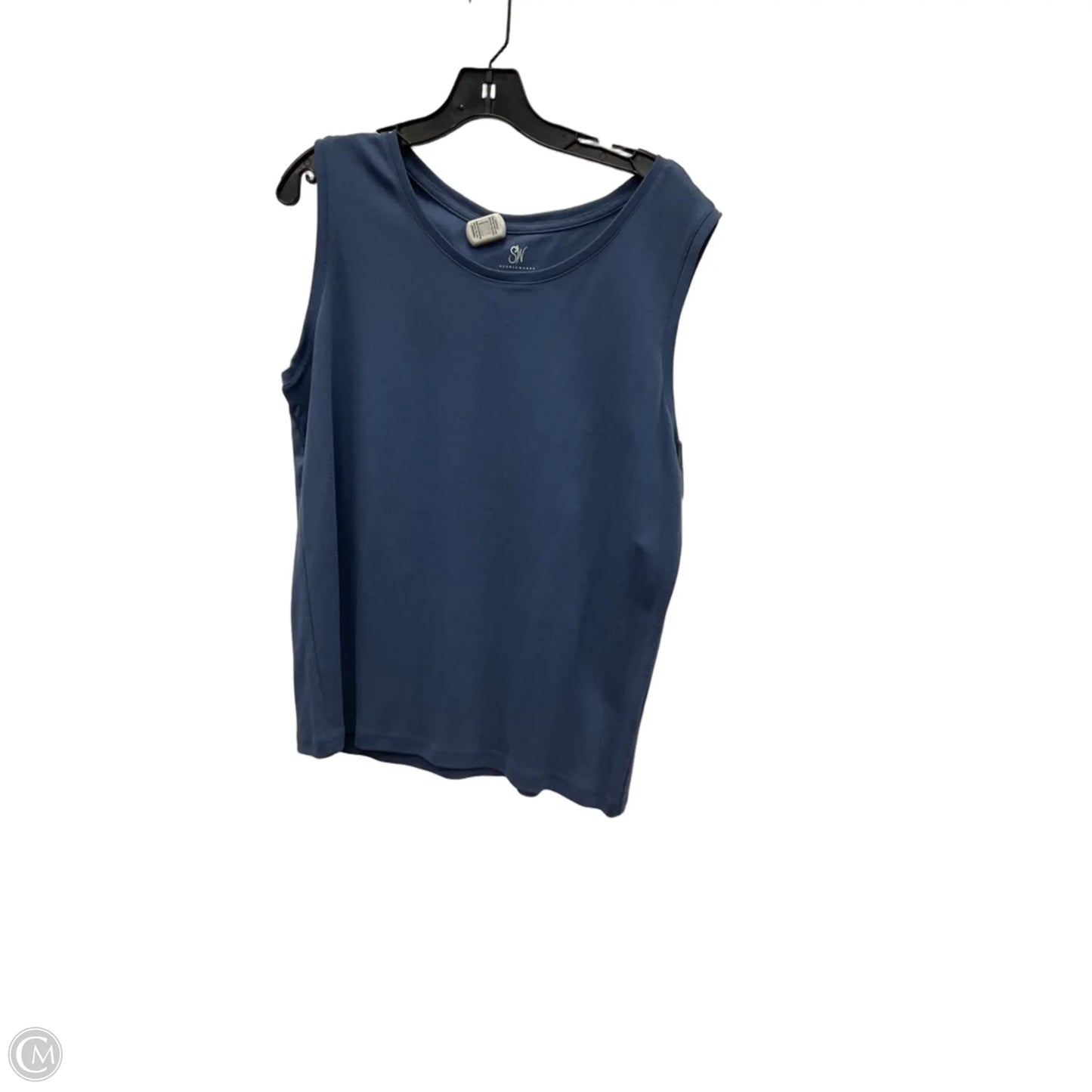 Tank Top By Studio Works In Blue, Size: Xl