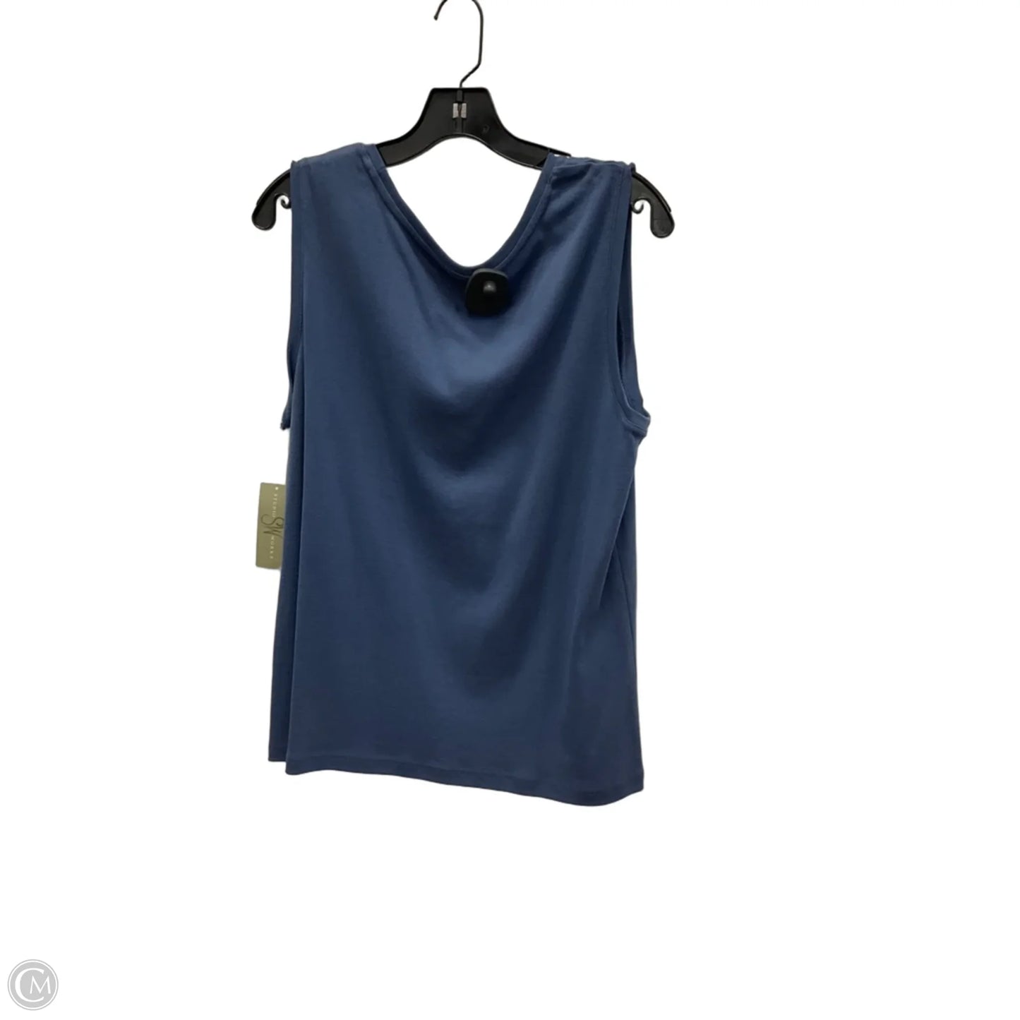 Tank Top By Studio Works In Blue, Size: Xl
