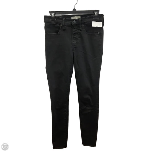 Jeans Skinny By Madewell In Black Denim, Size: 4