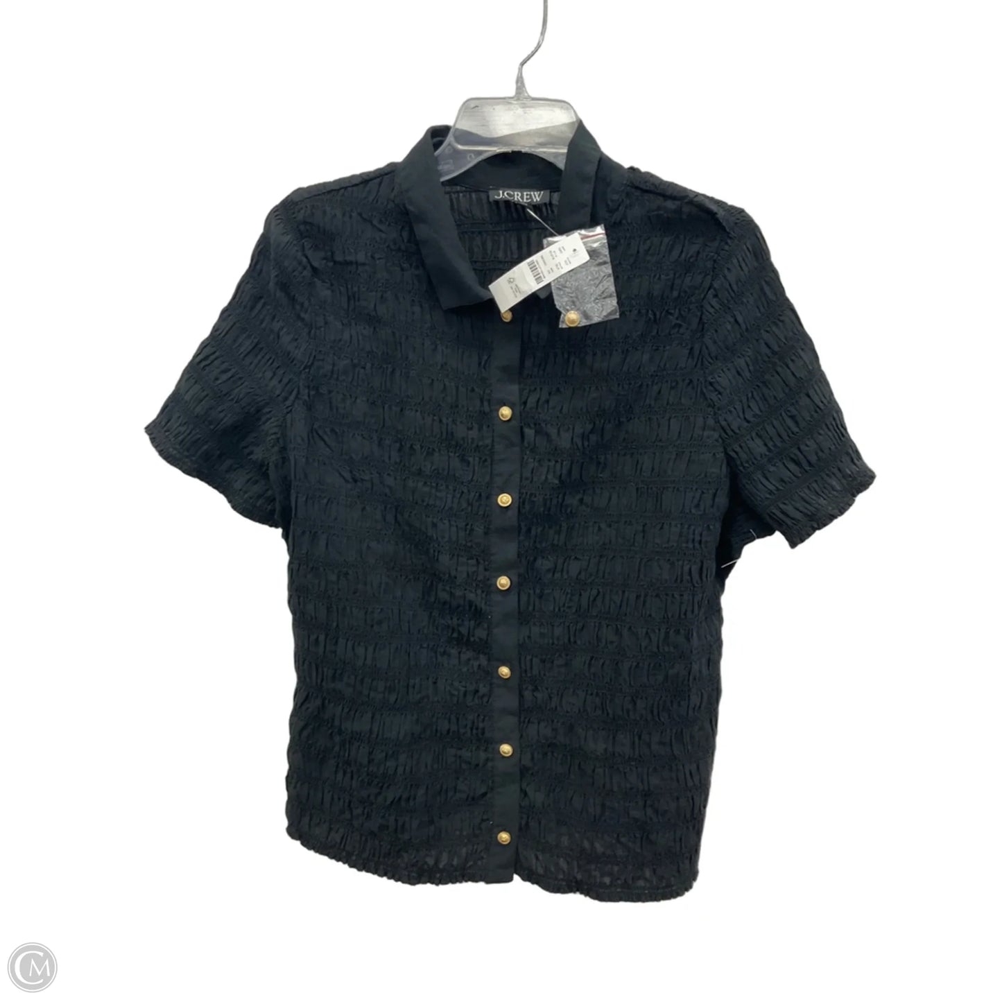 Top Short Sleeve By J. Crew In Black, Size: 2x