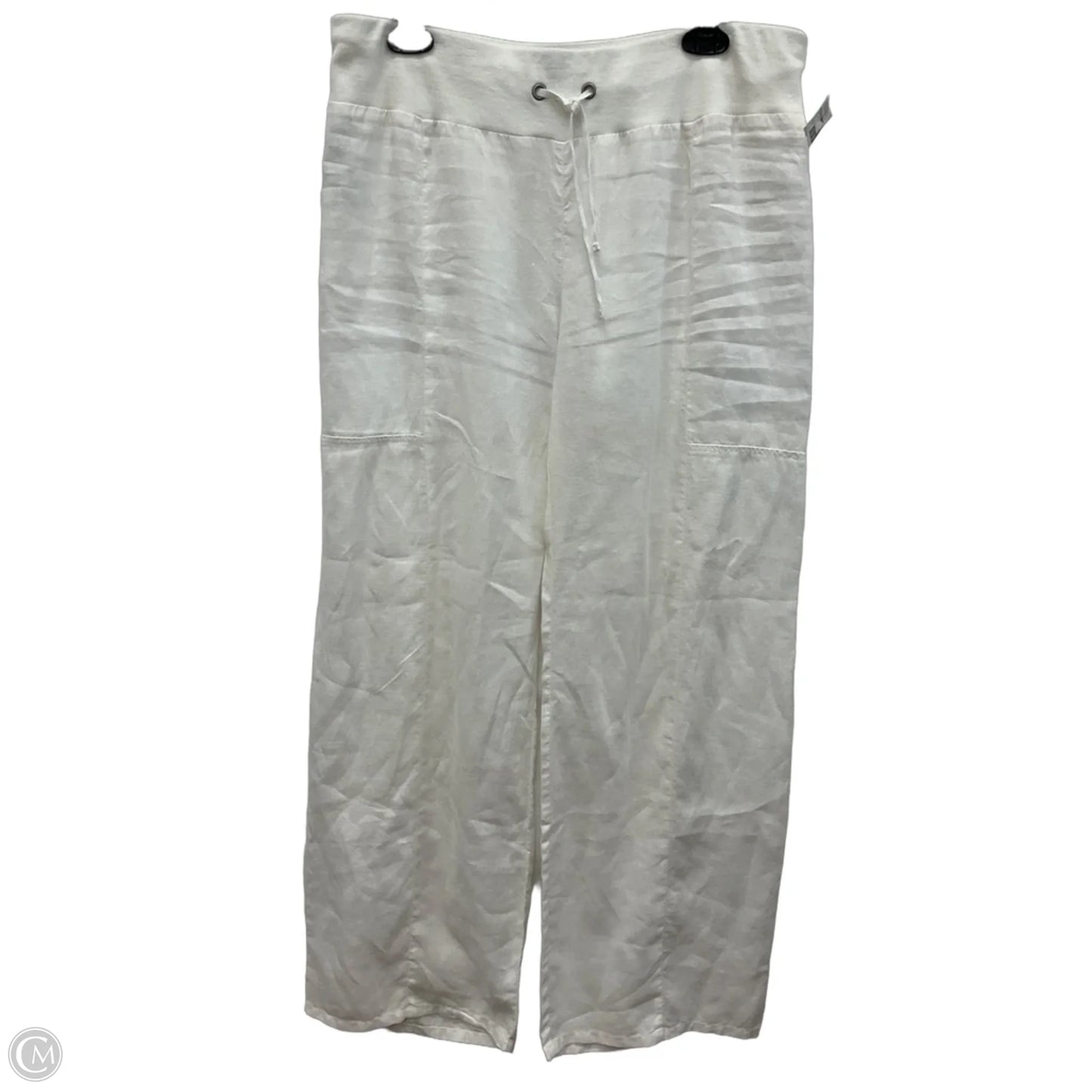 Pants Wide Leg By Eileen Fisher In White, Size: M