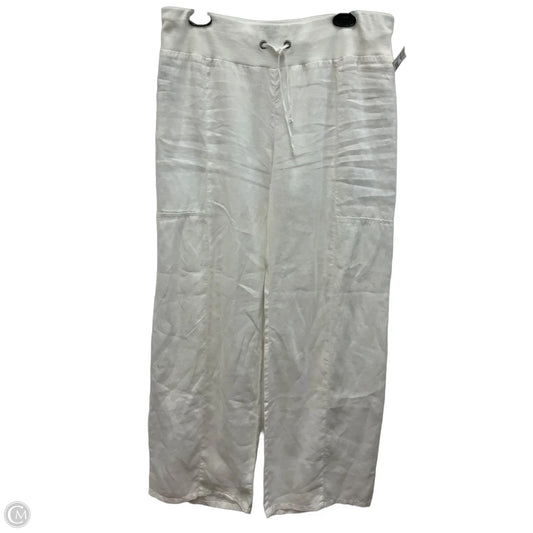 Pants Wide Leg By Eileen Fisher In White, Size: M