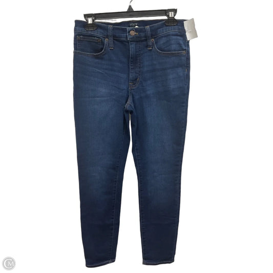 Jeans Skinny By J. Crew In Blue Denim, Size: 6