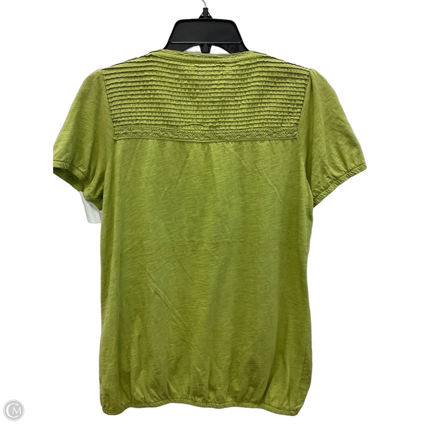 Top Short Sleeve By Ruff Hewn In Green, Size: M