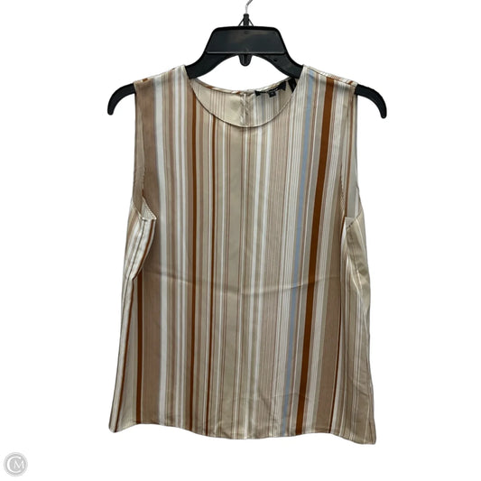 Top Sleeveless By Theory In Striped Pattern, Size: S