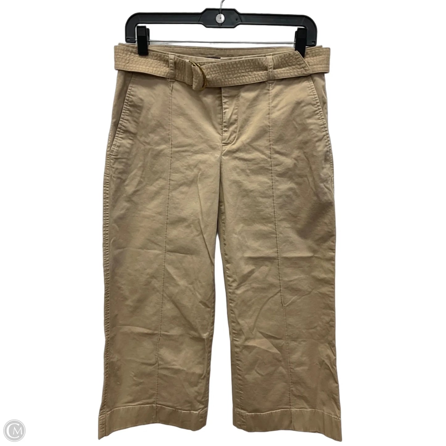 Pants Cropped By Lauren By Ralph Lauren In Tan, Size: 2