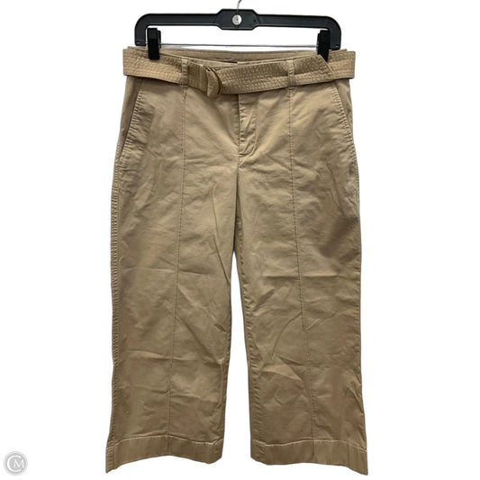 Pants Cropped By Lauren By Ralph Lauren In Tan, Size: 2