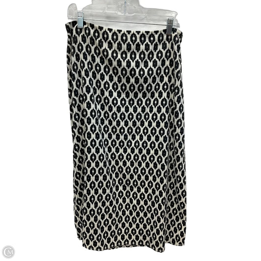 Skirt Maxi By Marine Layer In Black & Cream, Size: M