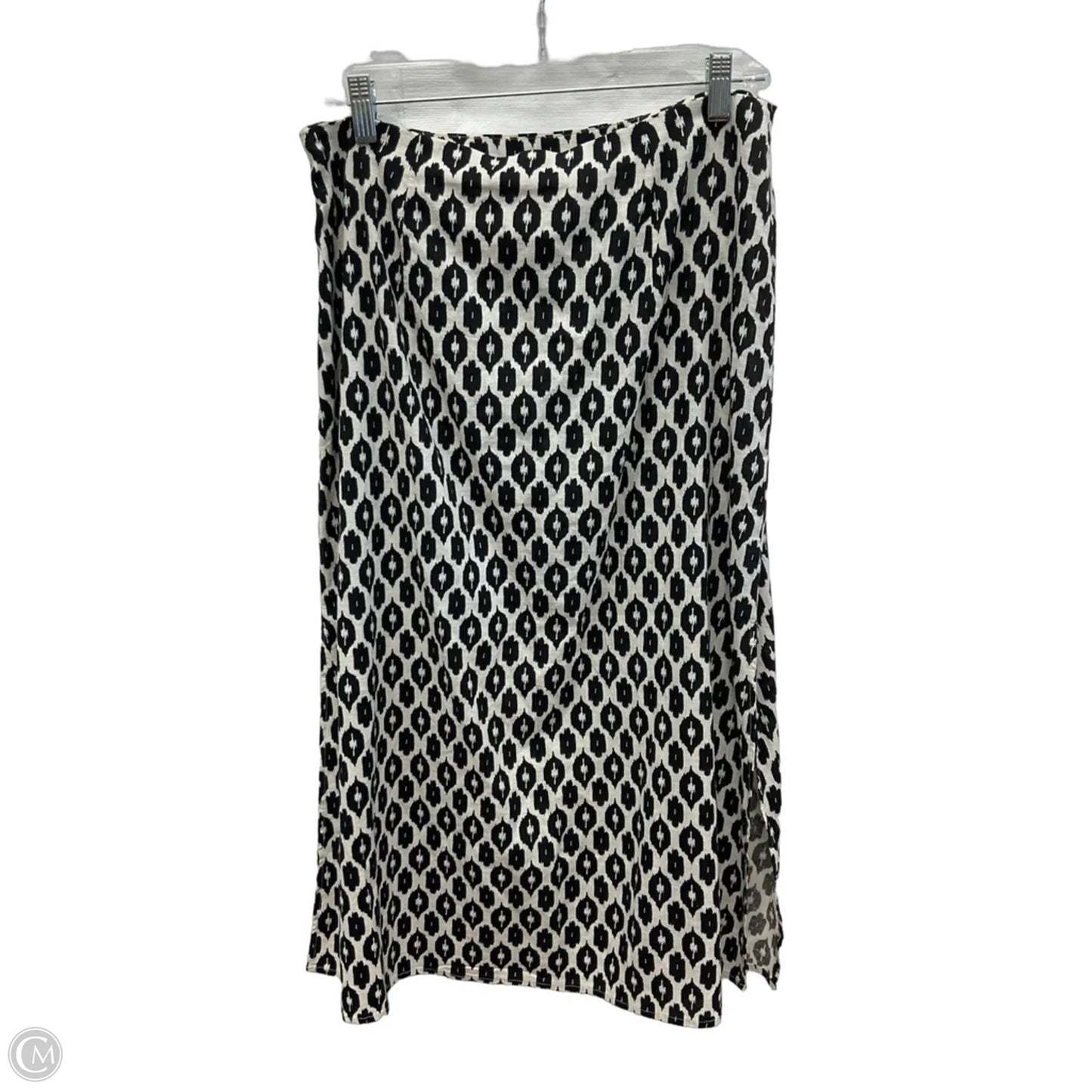 Skirt Maxi By Marine Layer In Black & Cream, Size: M