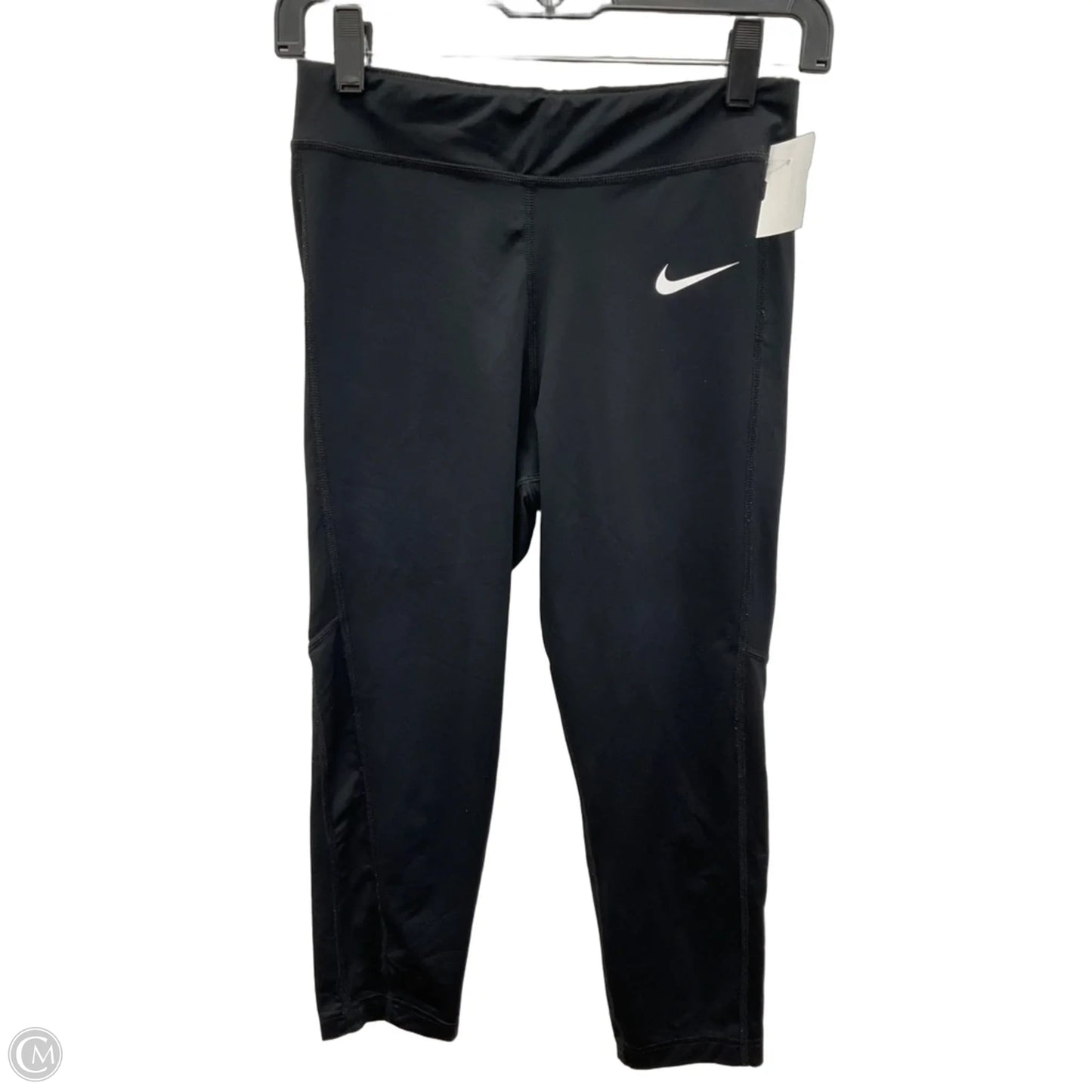 Athletic Leggings Capris By Nike Apparel In Black, Size: S