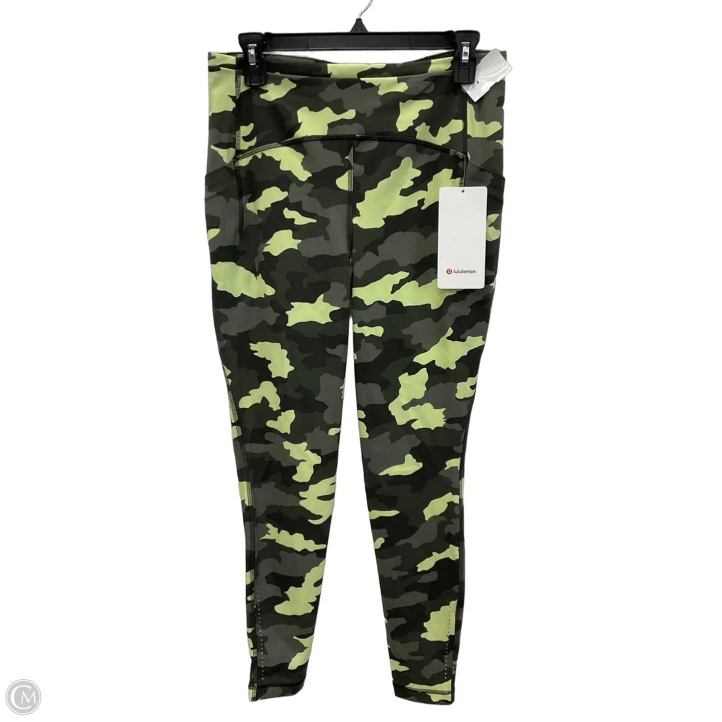 Athletic Leggings By Lululemon In Camouflage Print, Size: 10