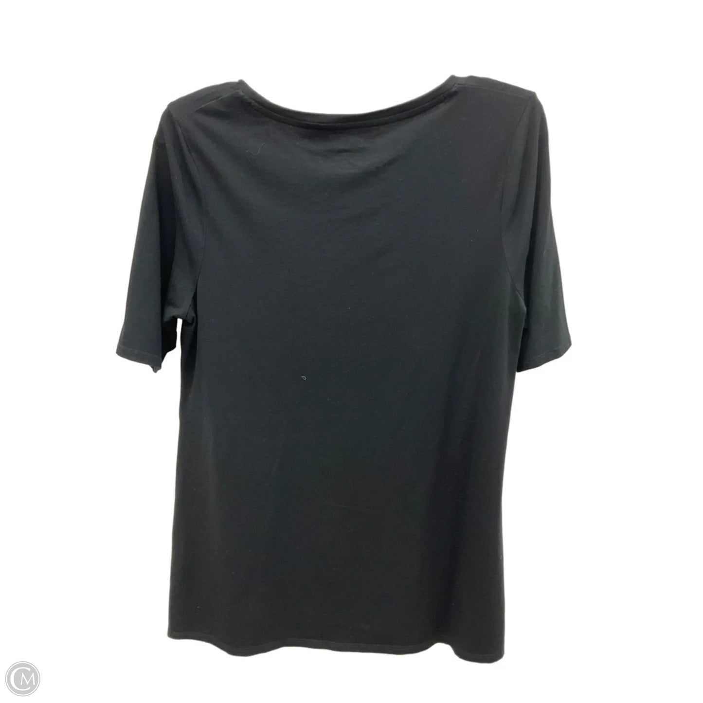 Top Short Sleeve By Chicos In Black, Size: M