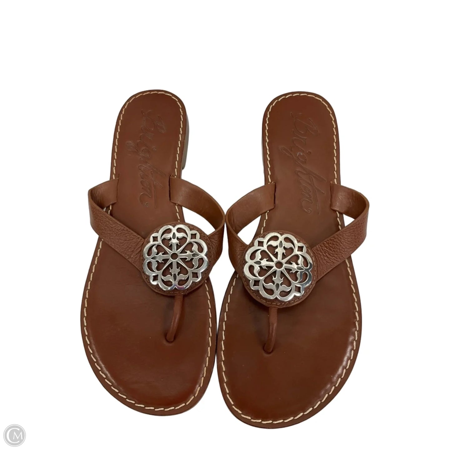 Sandals Flip Flops By Brighton In Brown, Size: 9.5