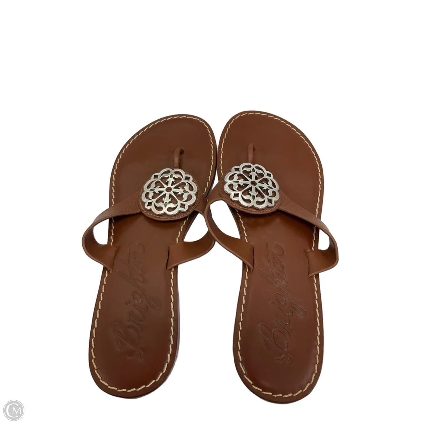 Sandals Flip Flops By Brighton In Brown, Size: 9.5