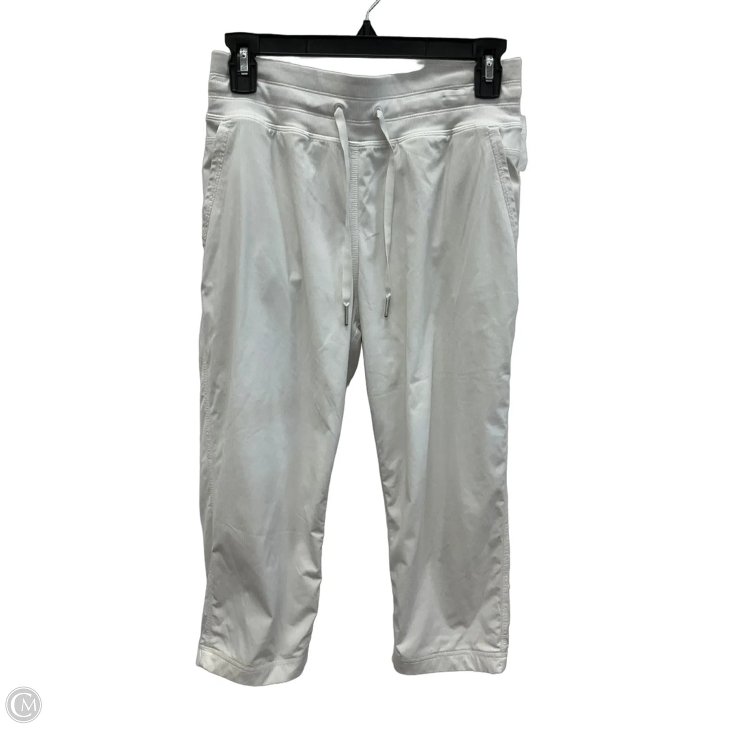 Athletic Capris By Lululemon In White, Size: 6