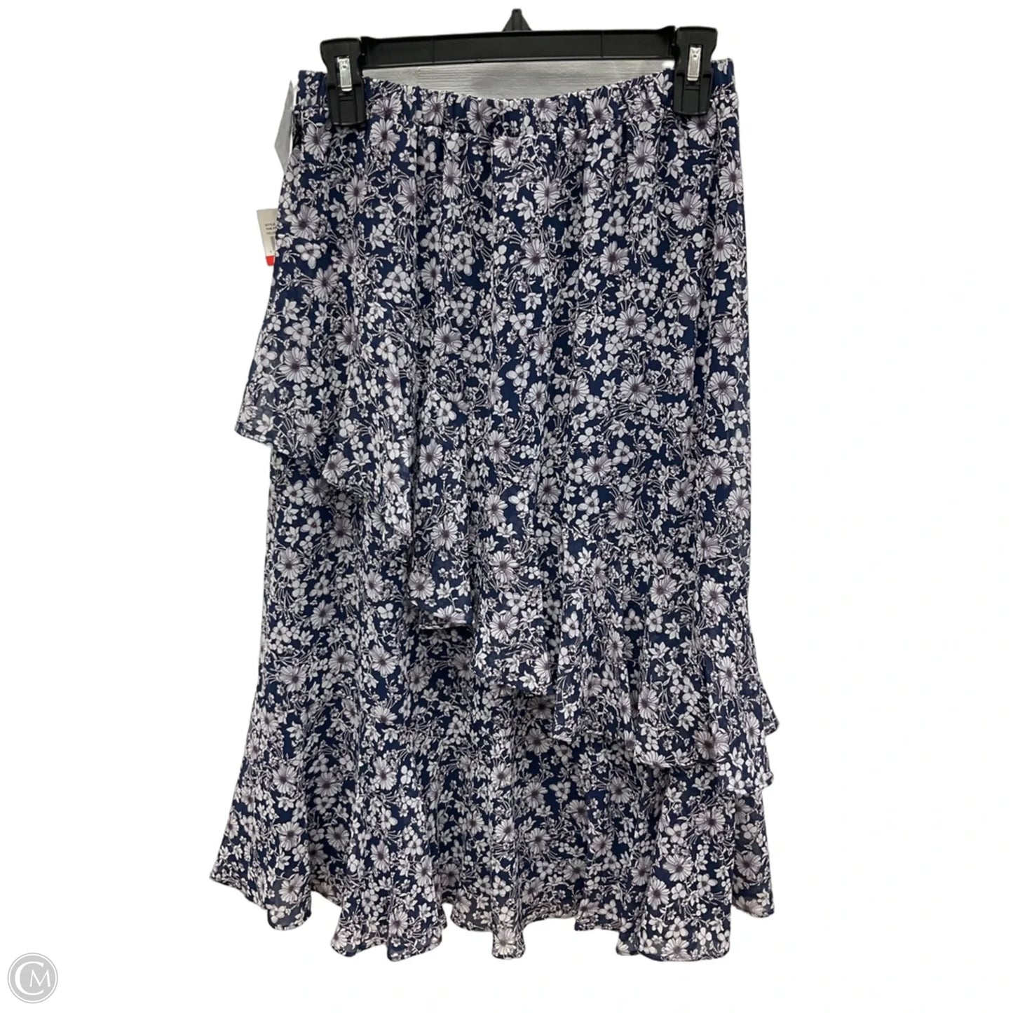 Skirt Midi By 1.state In Floral Print, Size: Xs