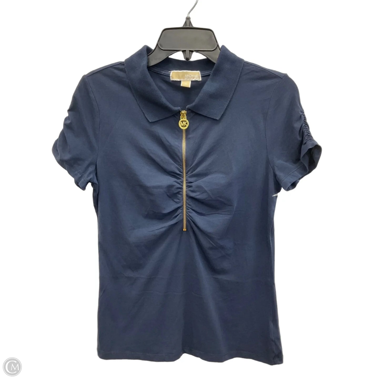 Top Short Sleeve By Michael By Michael Kors In Blue, Size: M