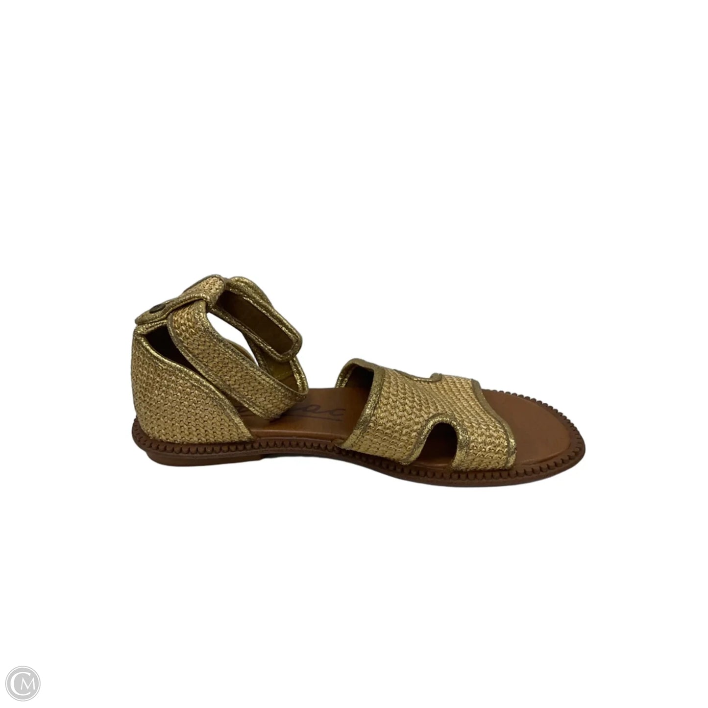 Sandals Flats By Zodiac In Gold, Size: 8.5