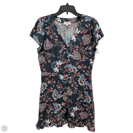 Dress Casual Short By Loft In Grey, Size: Mp