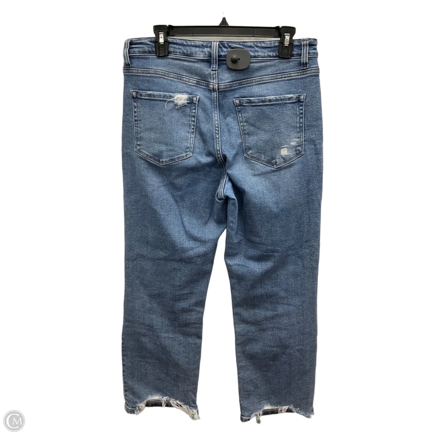 Jeans Straight By Vervet In Blue Denim, Size: 10