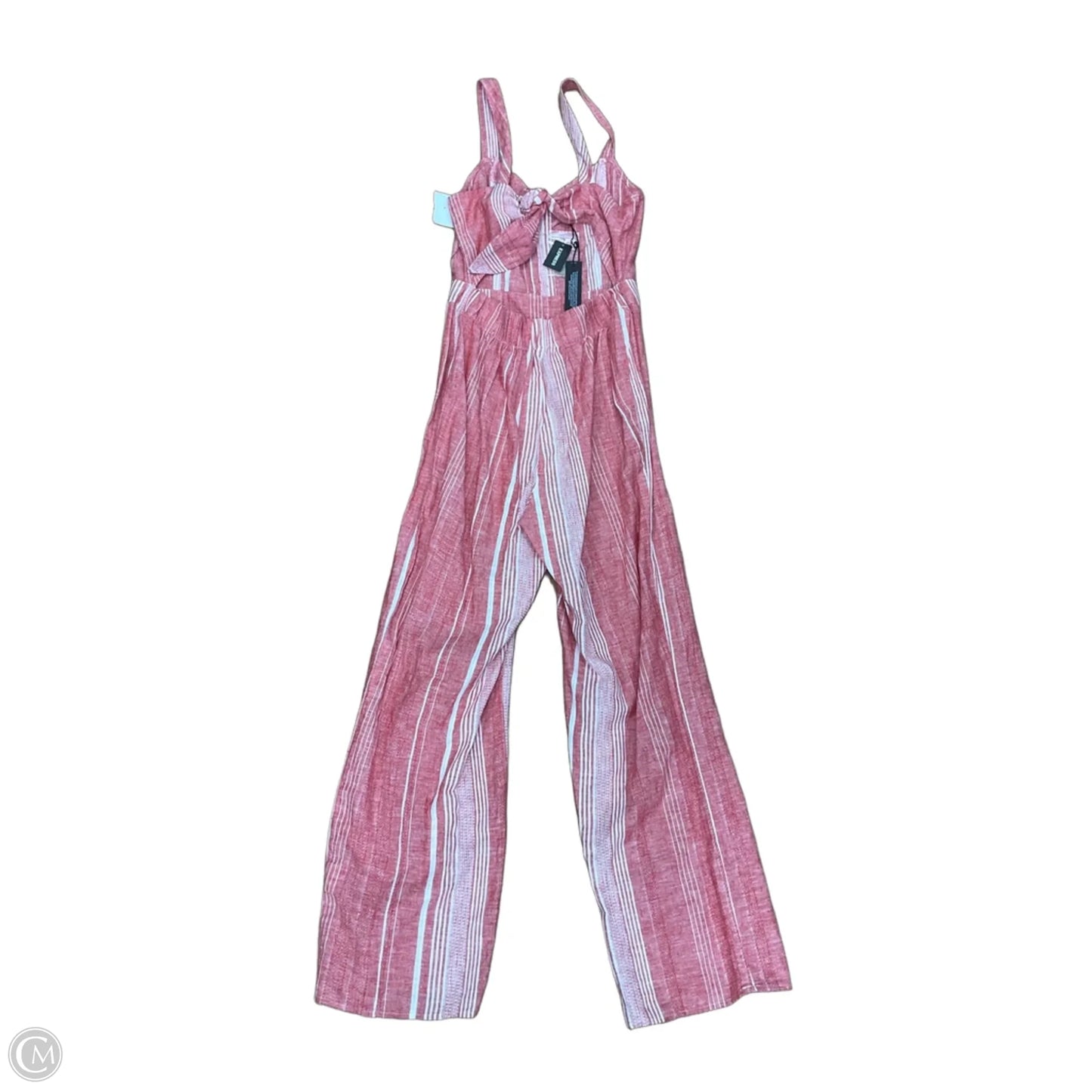 Jumpsuit By Express In Red & White, Size: S
