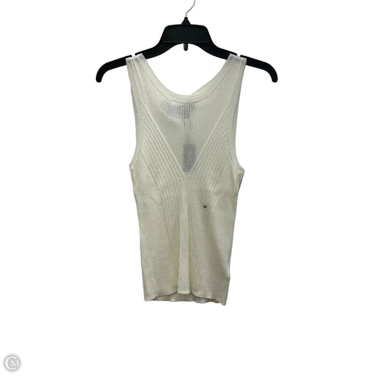 Top Sleeveless By Express In Cream, Size: Xs