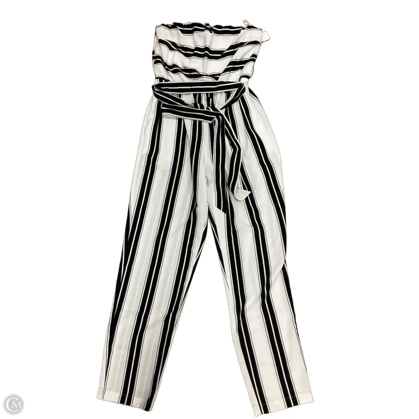 Jumpsuit By Express In Striped Pattern, Size: Xs