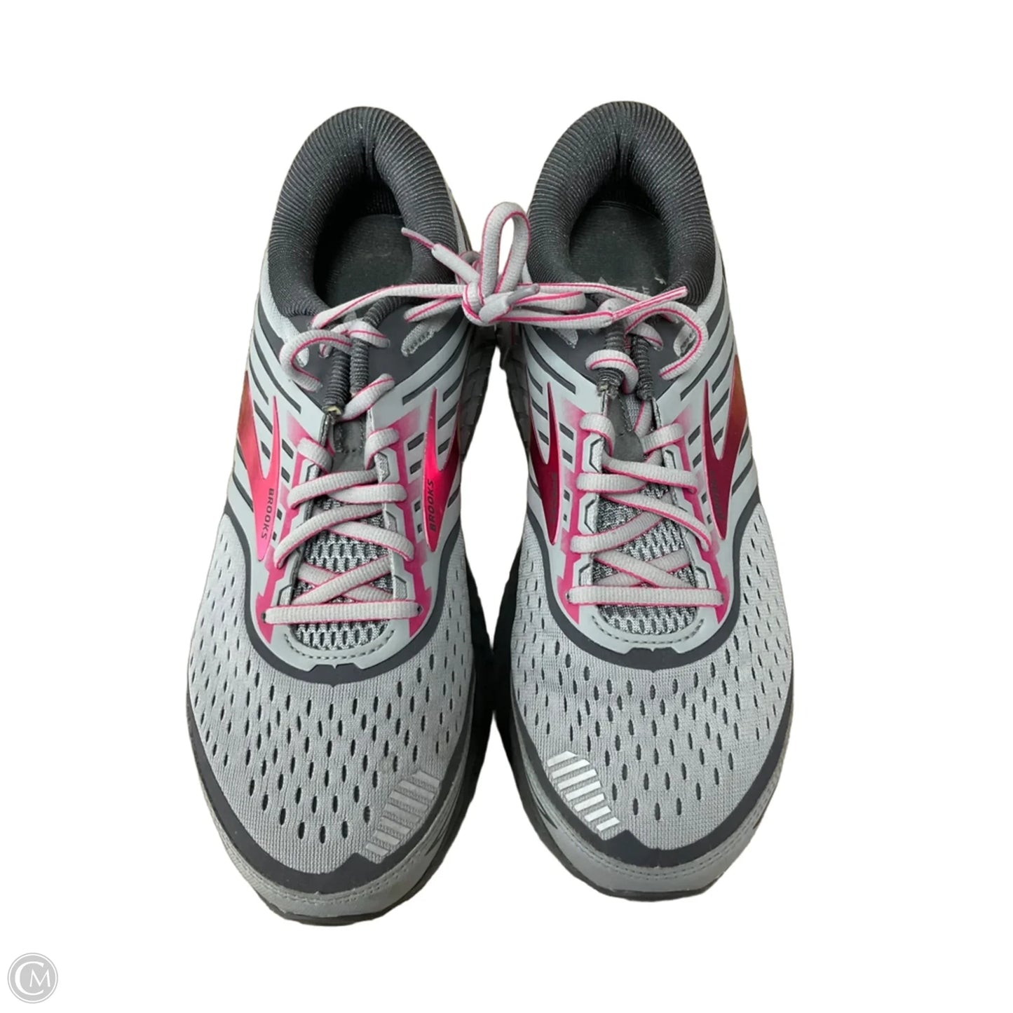 Shoes Athletic By Brooks In Grey & Pink, Size: 11