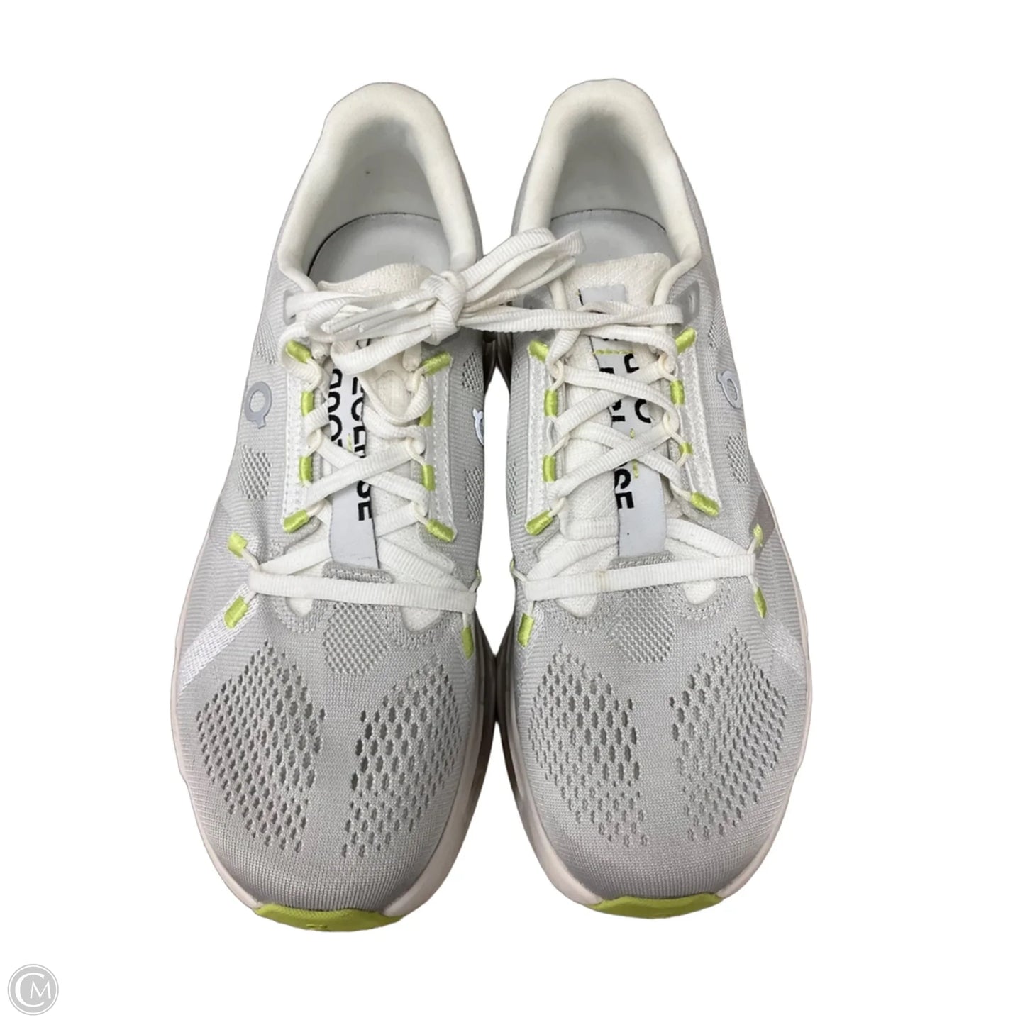 Shoes Athletic By On Cloud In Green & Grey, Size: 10