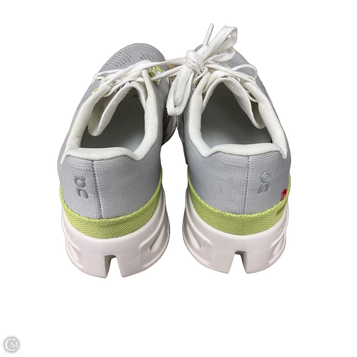 Shoes Athletic By On Cloud In Green & Grey, Size: 10