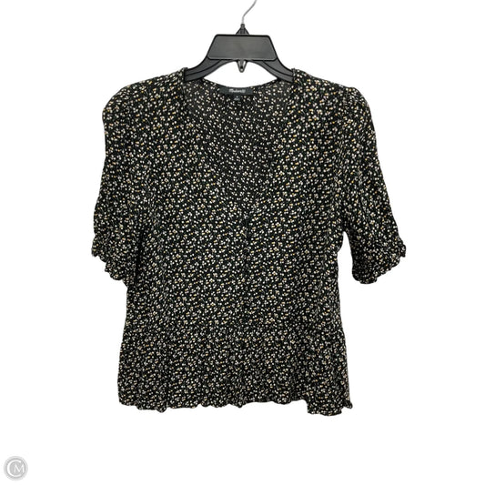 Top Short Sleeve By Madewell In Black, Size: M