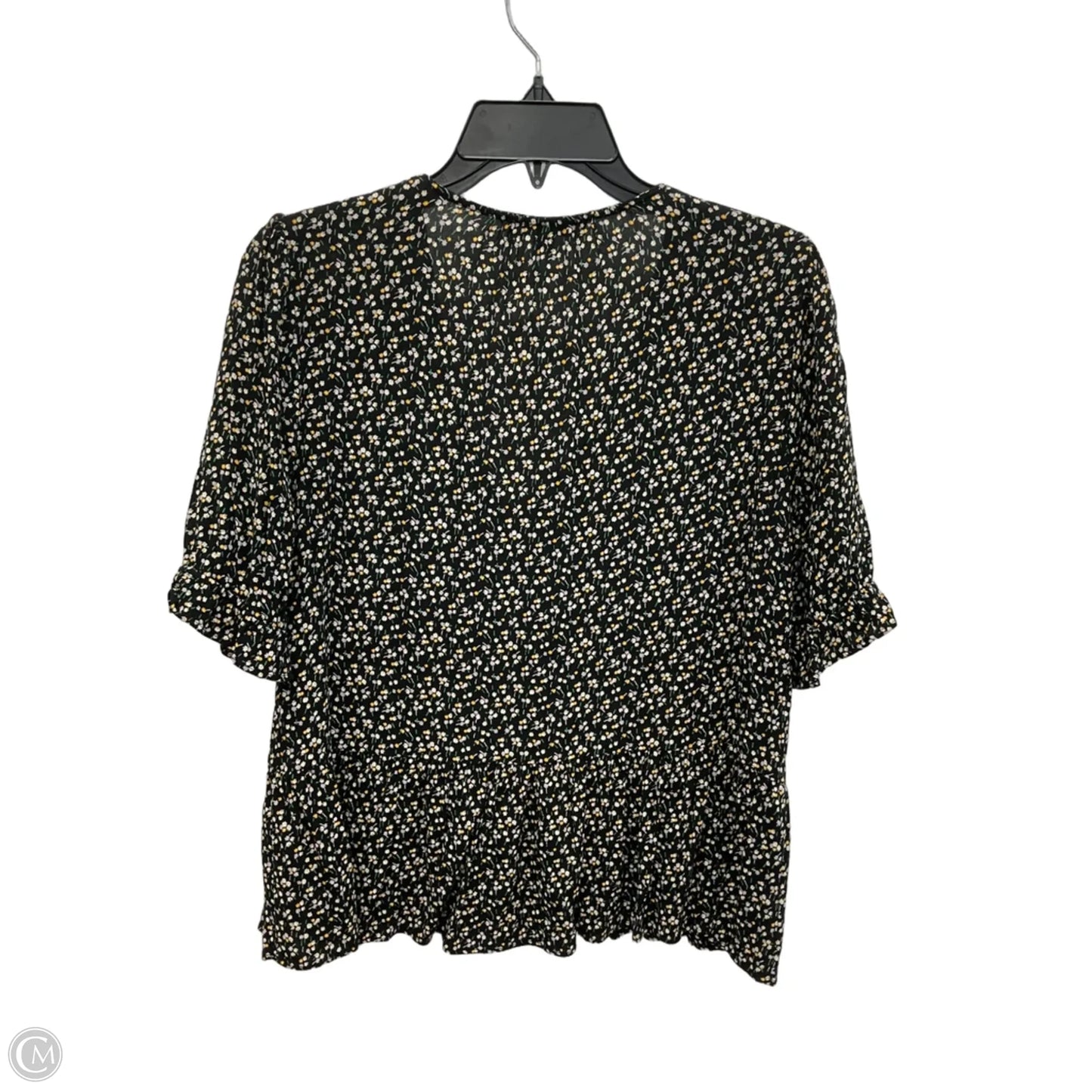Top Short Sleeve By Madewell In Black, Size: M