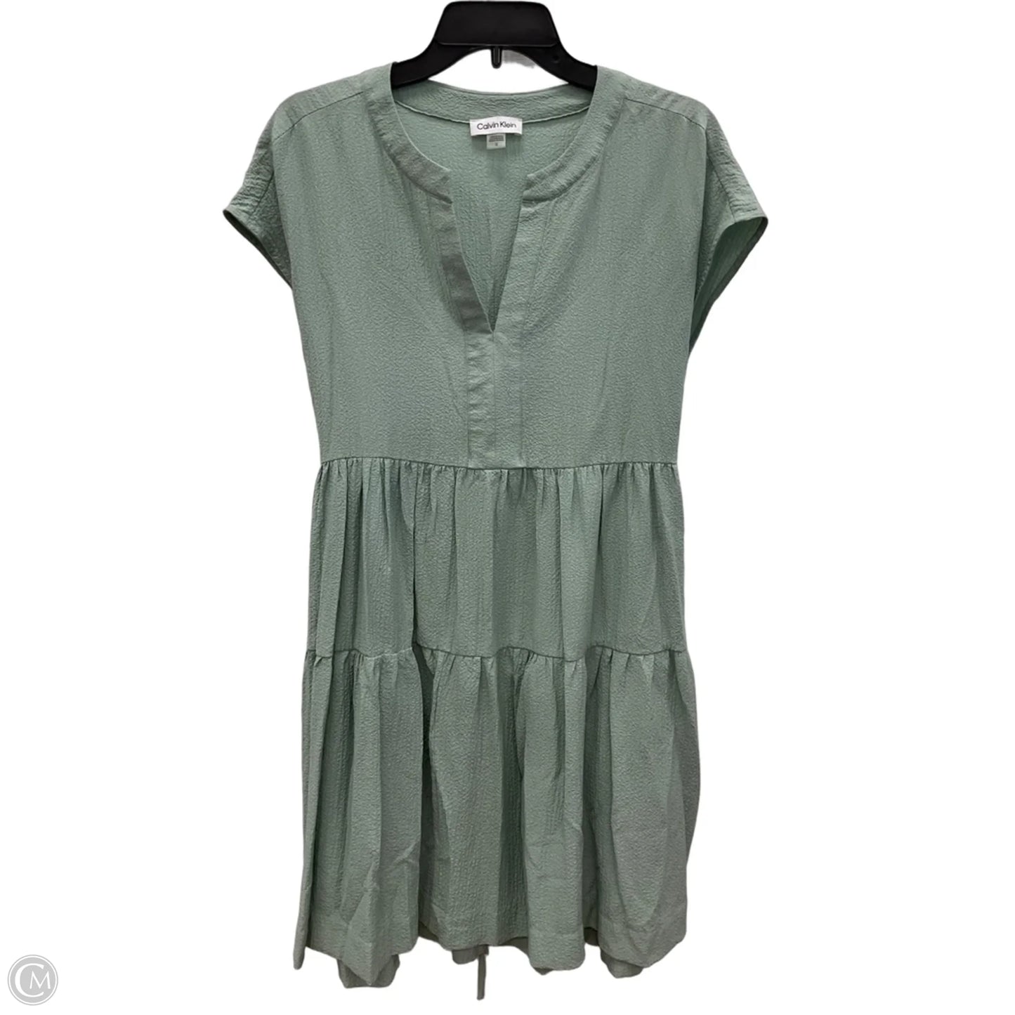 Dress Casual Short By Calvin Klein In Green, Size: L
