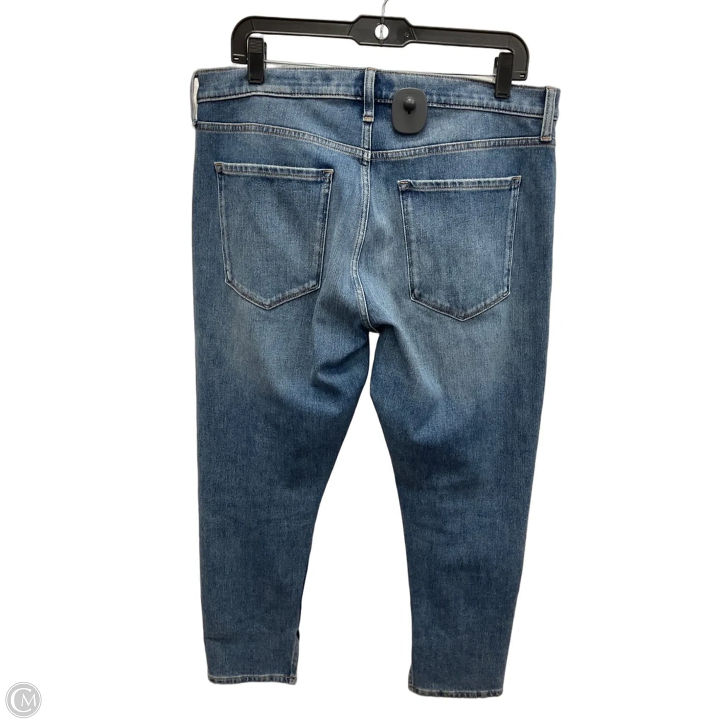 Jeans Skinny By Banana Republic In Blue Denim, Size: 12