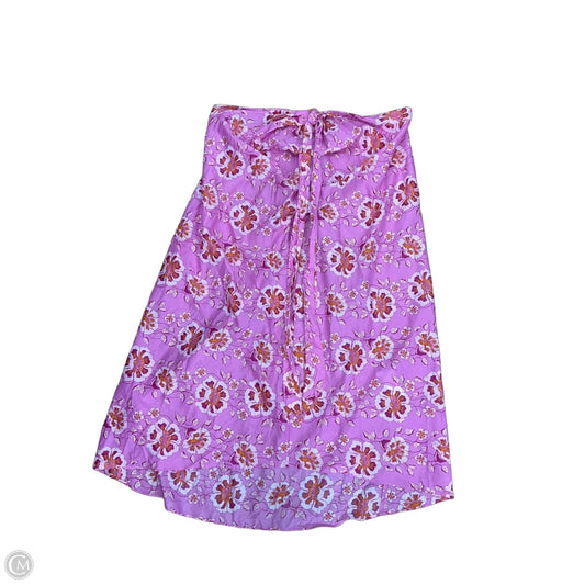 Swimwear Cover-up By J. Crew In Orange & Pink, Size: L