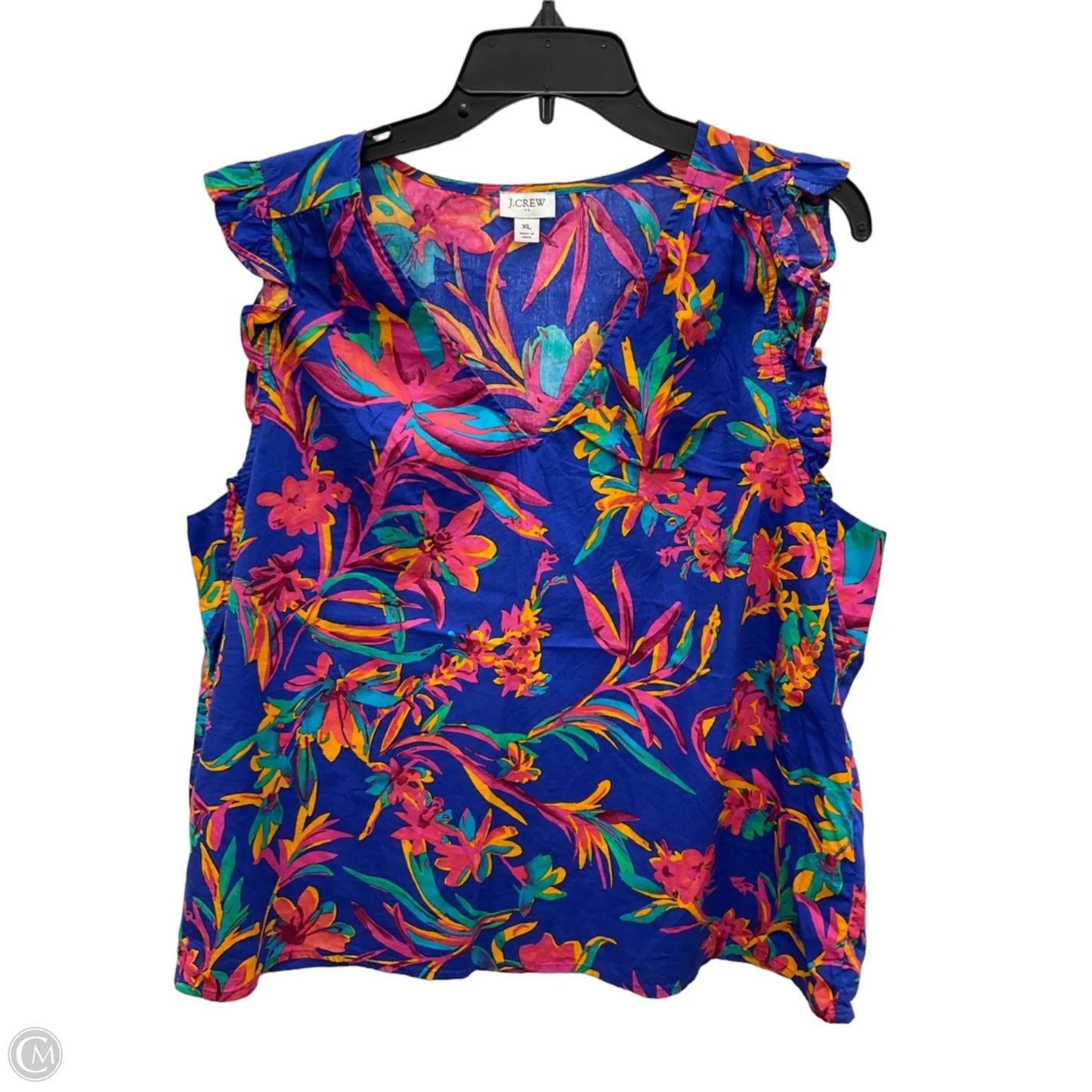 Top Sleeveless By J. Crew In Blue, Size: Xl