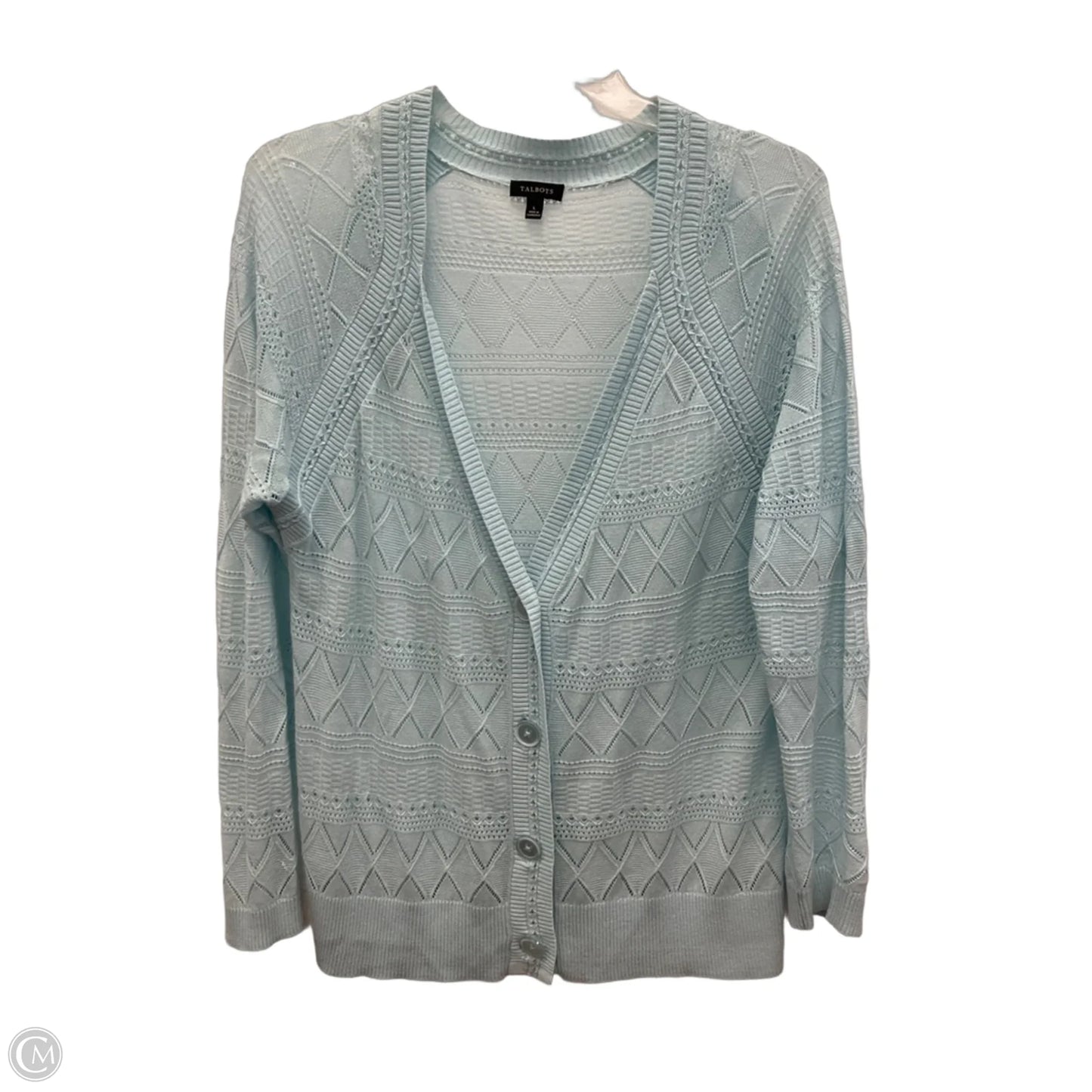 Cardigan By Talbots In Blue, Size: L