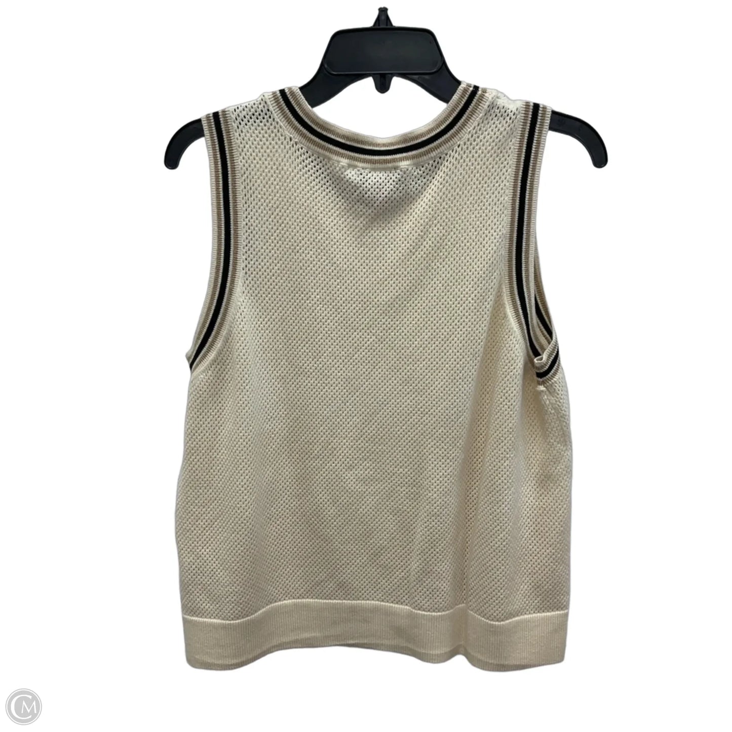 Top Sleeveless By Vince Camuto In Cream, Size: L