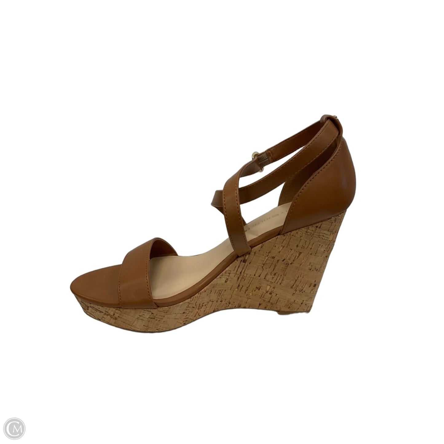 Sandals Heels Wedge By Tommy Hilfiger In Tan, Size: 9.5