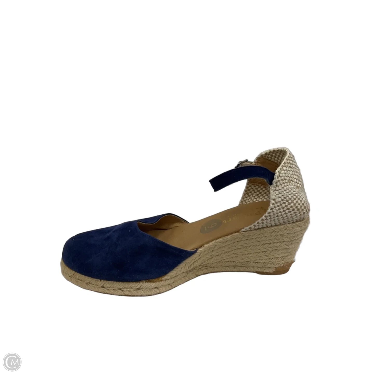 Shoes Heels Wedge By Cmc In Blue, Size: 9