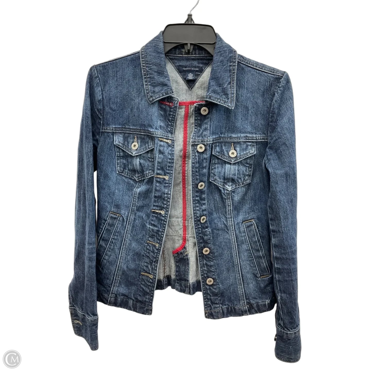 Jacket Denim By Tommy Hilfiger In Blue Denim, Size: Xs