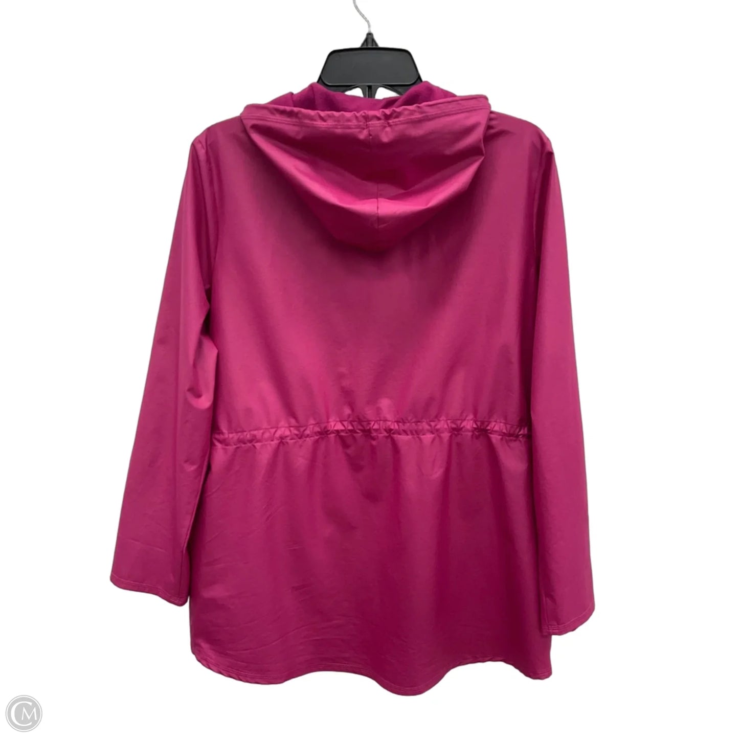 Jacket Windbreaker By Chicos In Pink, Size: M