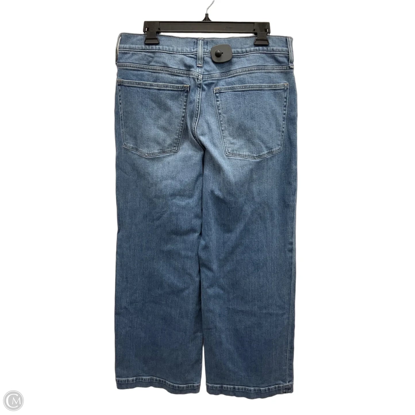 Jeans Wide Leg By J. Crew In Blue Denim, Size: 8