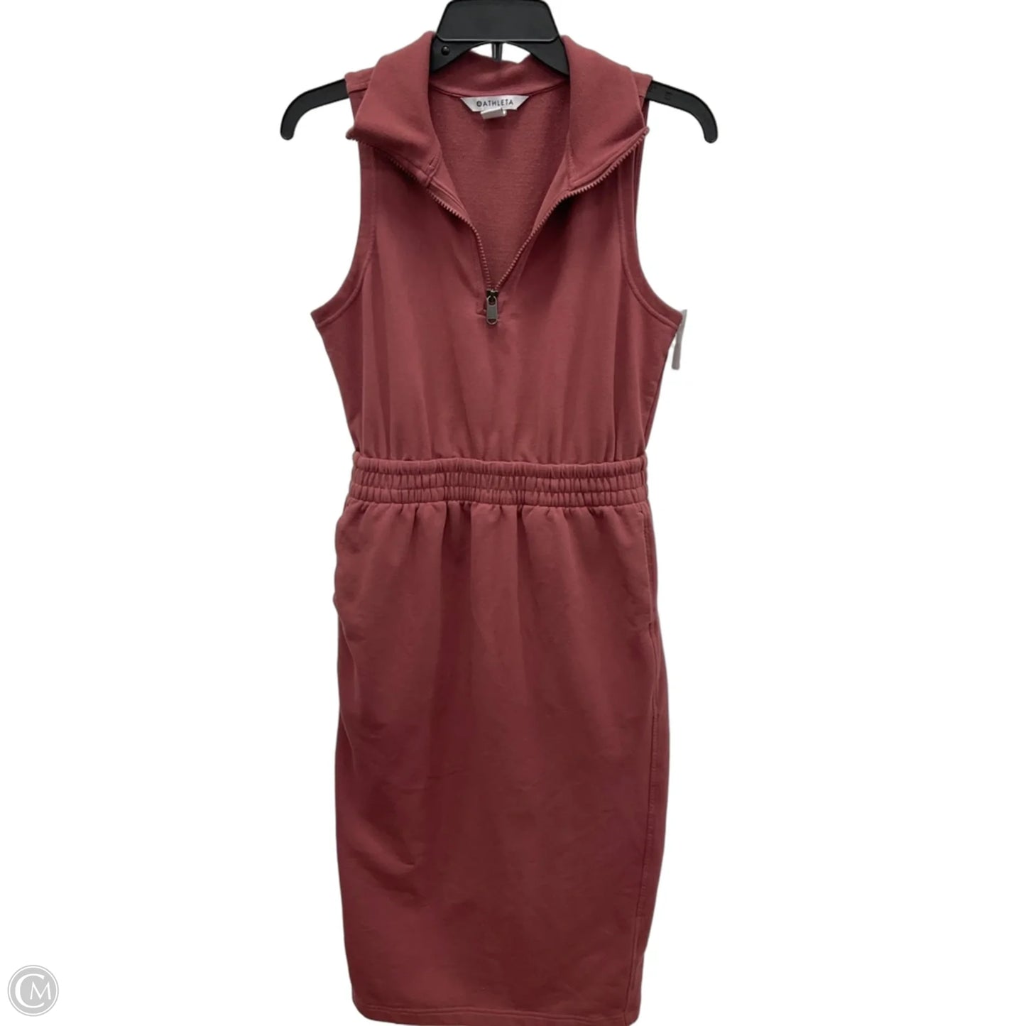 Dress Casual Midi By Athleta In Mauve, Size: S