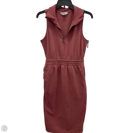 Dress Casual Midi By Athleta In Mauve, Size: S