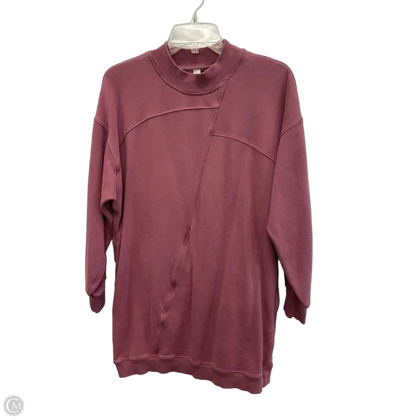 Athletic Sweatshirt Crewneck By Lululemon In Mauve, Size: S