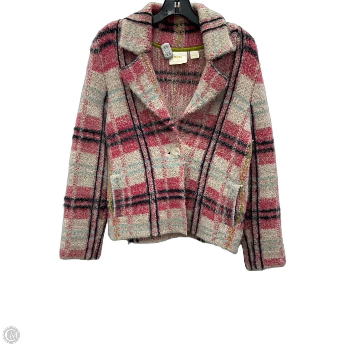 Blazer By Maeve In Plaid Pattern, Size: S