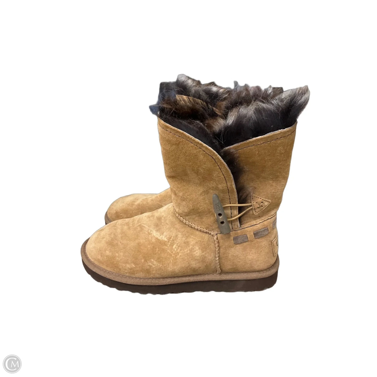 Boots Designer By Ugg In Tan, Size: 8